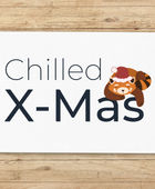 Chilled X-Mas - Recycelte Postkarte