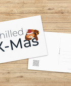 Chilled X-Mas - Recycelte Postkarte
