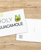 Weihnachts Avocado - Recycelte Postkarte